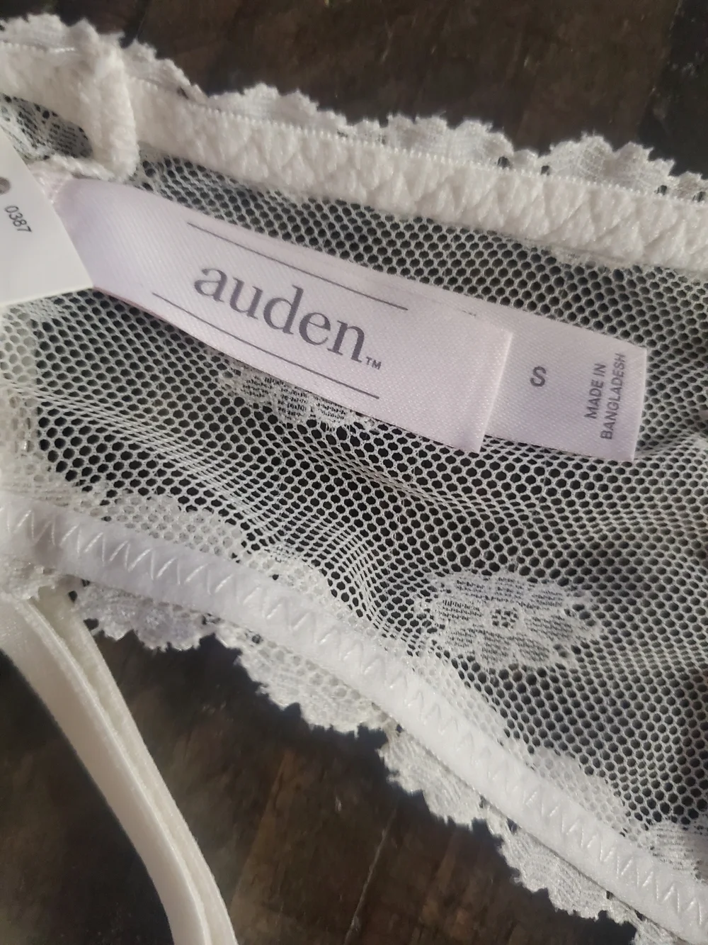 Auden White Floral Lace Garter Belt
